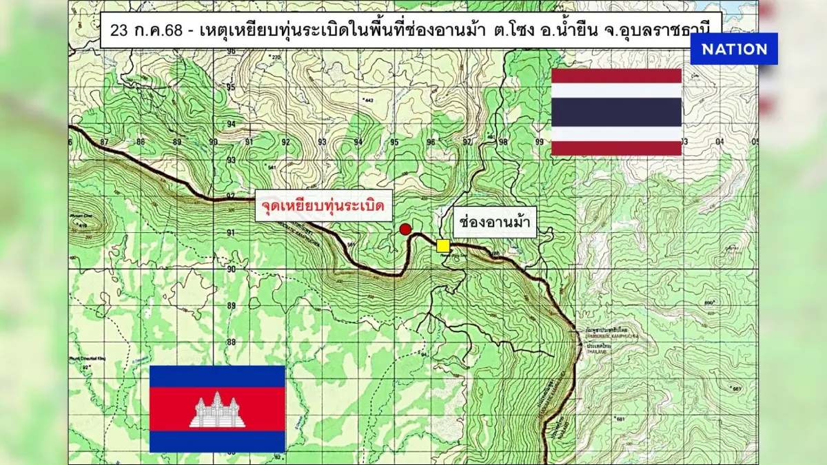 เปิดพิกัดทหารเหยียบกับระเบิดช่องอานม้า เหิมหนักกระตุกหนวดเสือ เปิดพิกัดทหารเหยียบกับระเบิดช่องอานม้า เหิมหนักกระตุกหนวดเสือ