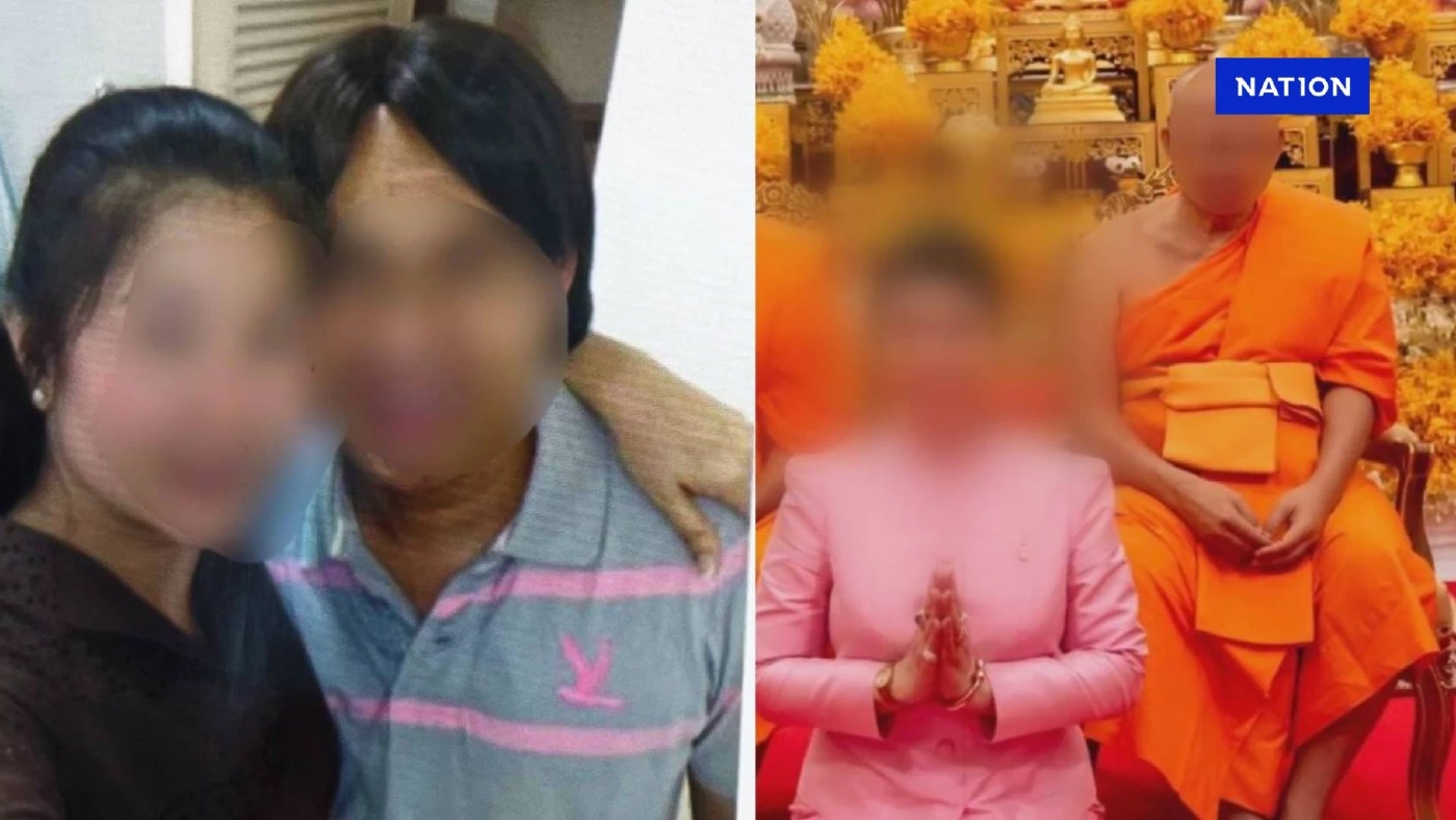 หลักฐานชัด "ทิดสฤษดิ์" ขาดจากความเป็นพระ สวมวิกผม ยืนกอดกับเศรษฐีนี เซลฟี่รูปคู่หวานแหว๋ว