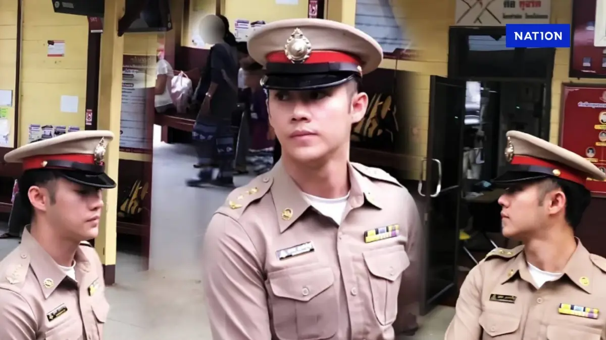 สาวๆกรี๊ดสลบ! โซเชียลแทบแตก "นายสถานีรถไฟกันทรารมย์" หล่อมาก สาวๆกรี๊ดสลบ! โซเชียลแทบแตก "นายสถานีรถไฟกันทรารมย์" หล่อมาก