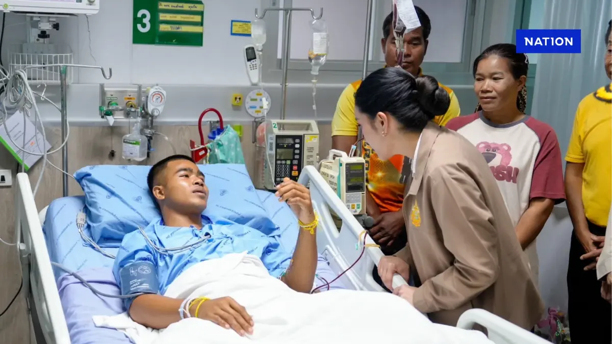 “แพทองธาร” เยี่ยมให้กำลังใจ 3 ทหาร เหยียบกับระเบิด ยกย่องเสียสละ
