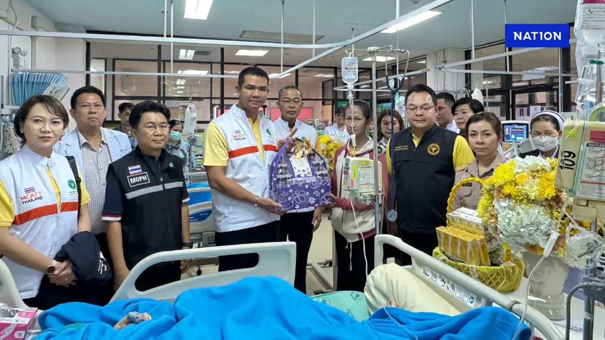“ชัยชนะ” ลงศรีสะเกษ เยี่ยมคนเจ็บ-ทีมแพทย์ หลังปะทะชายแดนเดือด “ชัยชนะ” ลงศรีสะเกษ เยี่ยมคนเจ็บ-ทีมแพทย์ หลังปะทะชายแดนเดือด