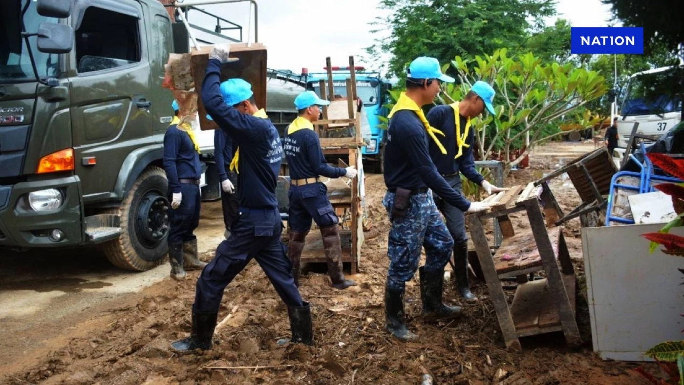 "ทัพอากาศ" ลุยฟื้นฟู "โรงเรียนบ้านแม่เปา" หลังถูกน้ำท่วมครั้งใหญ่