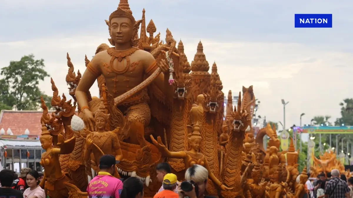 “สุวัจน์” ชวนเที่ยวแห่เทียนโคราช สุดอลังการ! โชว์ซอฟต์พาวเวอร์ “สุวัจน์” ชวนเที่ยวแห่เทียนโคราช สุดอลังการ! โชว์ซอฟต์พาวเวอร์