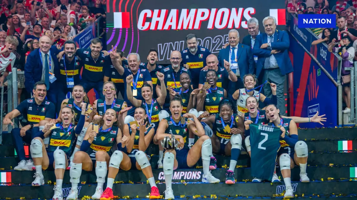 วอลเลย์บอลเนชั่นส์ลีก 2025: อิตาลีผงาดคว้าแชมป์สมัยที่ 3, โปแลนด์ซิวทองแดง วอลเลย์บอลเนชั่นส์ลีก 2025: อิตาลีผงาดคว้าแชมป์สมัยที่ 3, โปแลนด์ซิวทองแดง