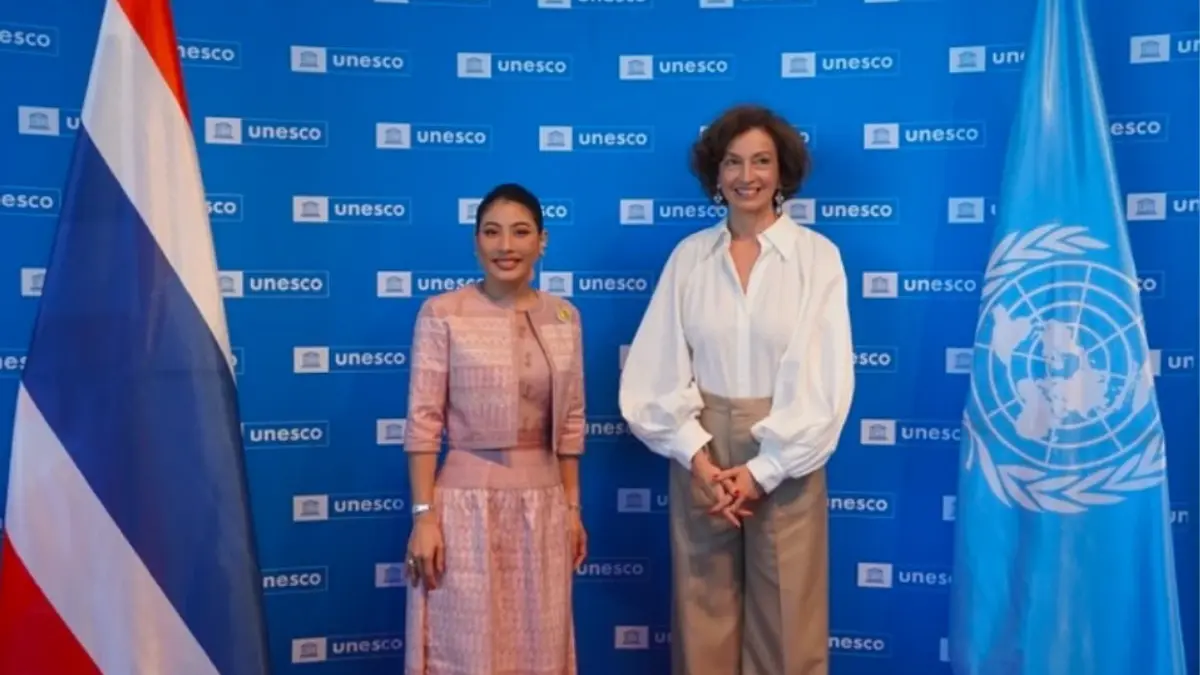UNESCO เชิดชูพระเกียรติ เจ้าฟ้าสิริวัณณวรีฯ ถวายเหรียญสดุดี พระกรณียกิจด้านการสงวนรักษามรดกวัฒนธรรม