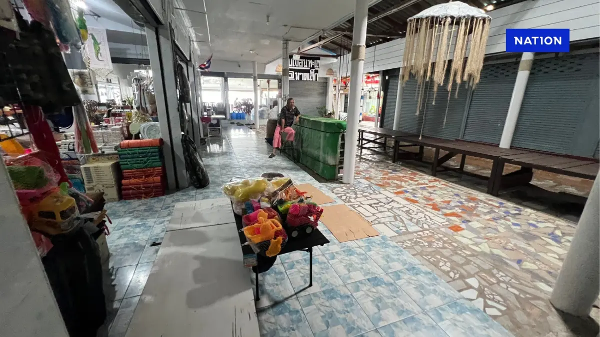 เข้าสู่วันที่ 20 คุมเข้มชายแดนตราด ตลาดค้าชายแดนริมทะเล เหลือเปิดร้านเดียว