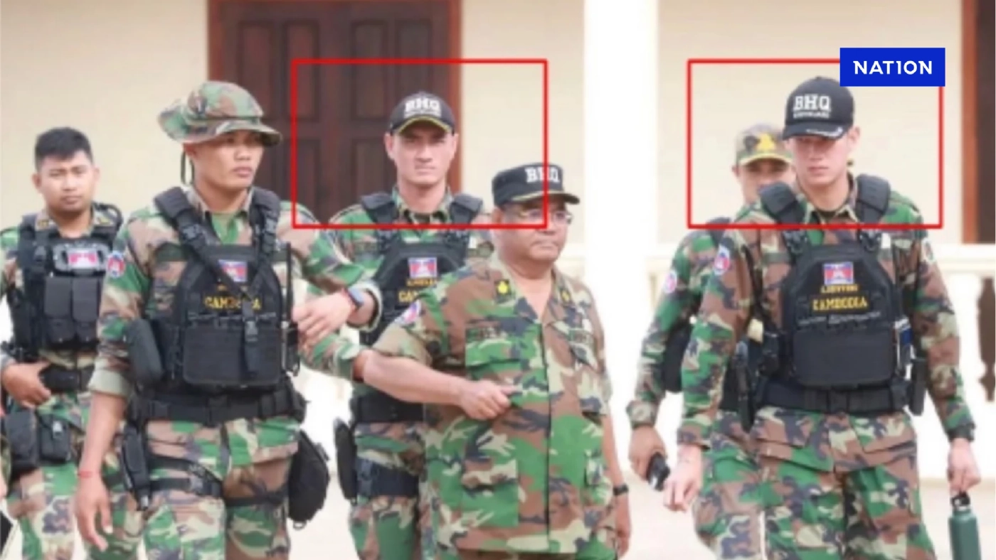 รู้แล้ว ทหารต่างชาติช่วย "กัมพูชา" รบกับไทย เป็นใคร ยศอะไร?