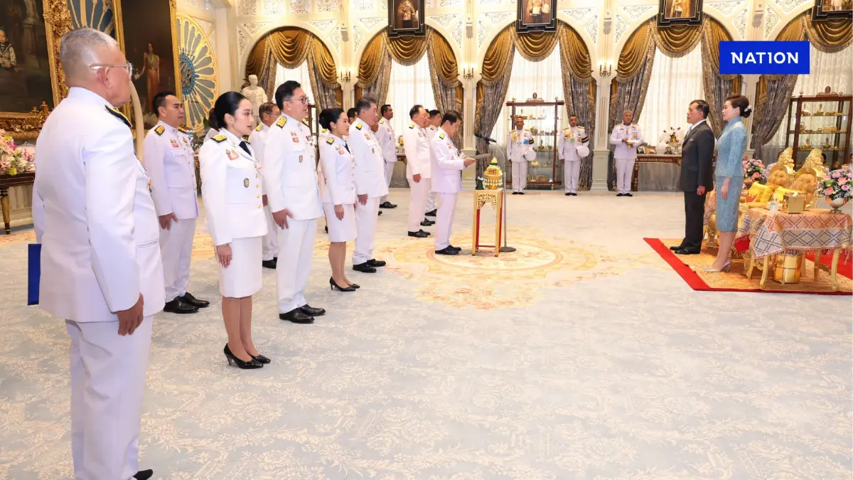 ในหลวง ทรงมีพระราชดำรัสแก่คณะรัฐมนตรีใหม่
