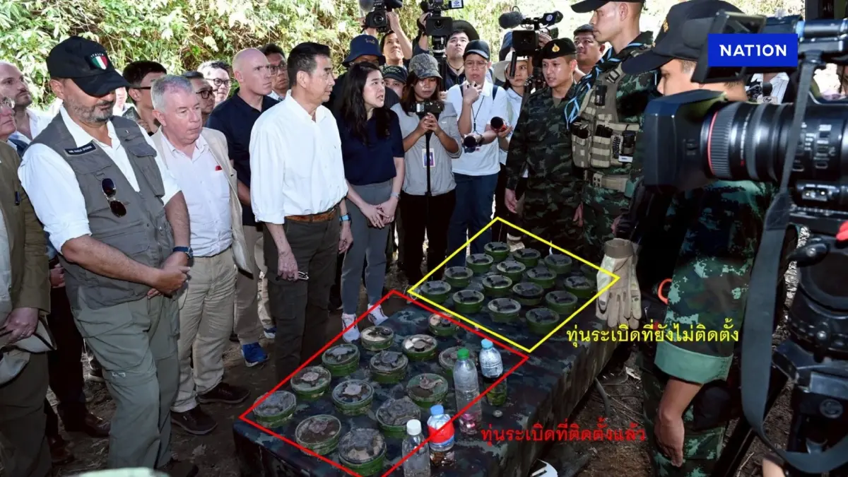 โฆษก ทบ. โต้ “เฮง รัตนา” บิดเบือนอ้างไทยจัดฉากทุ่นระเบิด PMN-2 โฆษก ทบ. โต้ “เฮง รัตนา” บิดเบือนอ้างไทยจัดฉากทุ่นระเบิด PMN-2