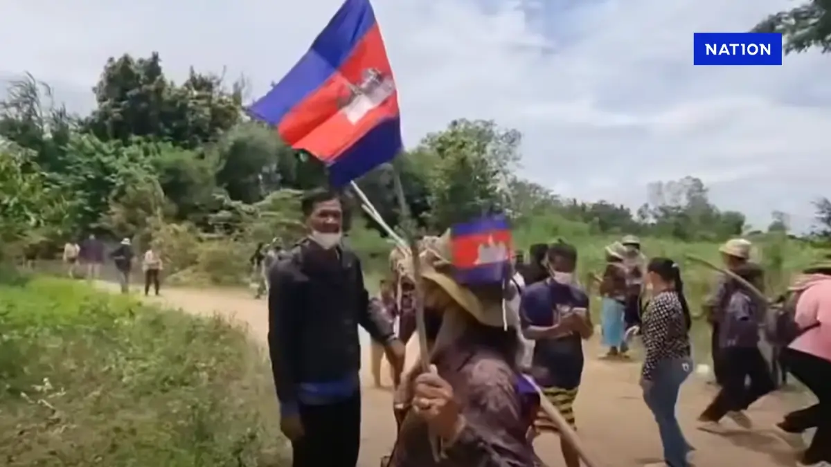 ตชด.พร้อมลุย! เหตุมวลชน 2 ประเทศป่วนบ้านหนองจาน รอทหารประสาน ตชด.พร้อมลุย! เหตุมวลชน 2 ประเทศป่วนบ้านหนองจาน รอทหารประสาน