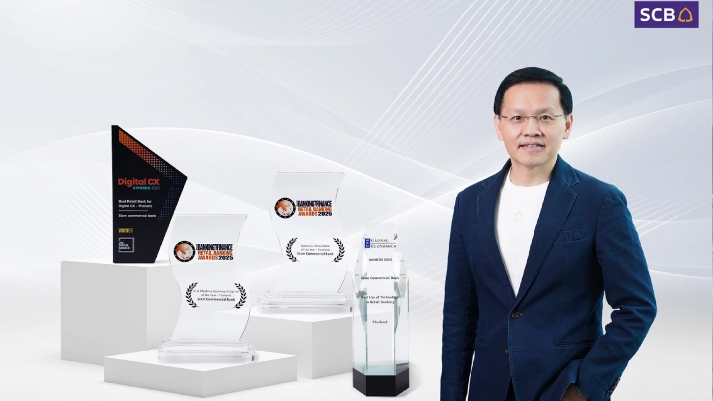 ธนาคารไทยพาณิชย์ คว้า 10 รางวัลระดับสากล ตอกย้ำผู้นำดิจิทัลแบงก์กิ้ง