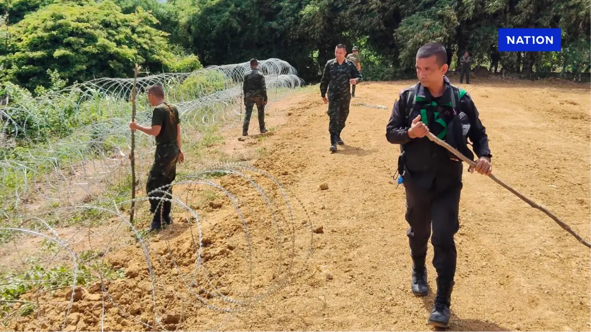 เปิดปฏิบัติการ “ขึงลวดสนาม" คลองพรหมโหด ชายแดนไทย-กัมพูชา