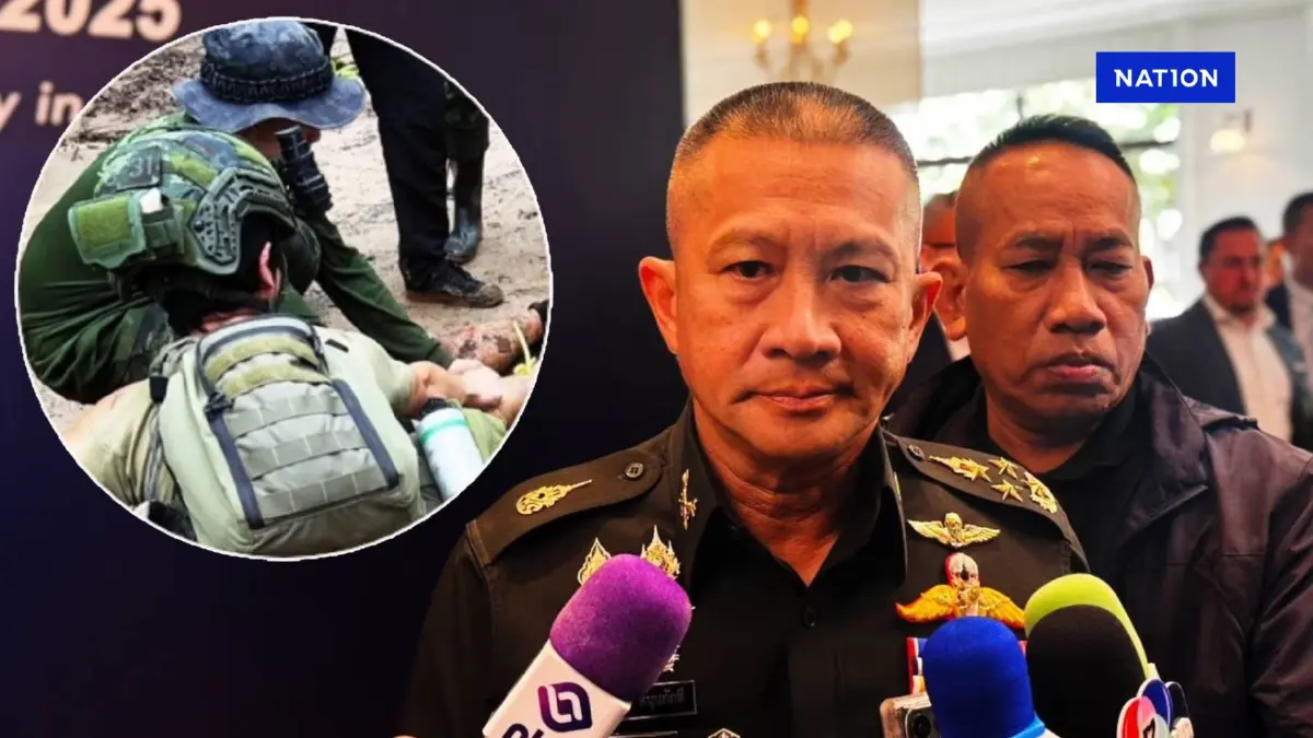 "ผบ.ทสส." พร้อมขอนานาชาติ "เก็บกู้ทุ่นระเบิด" เตรียมสร้าง "กำแพงถาวร" บ้านหนองจาน แบ่งเขตแดนให้ชัดเจน