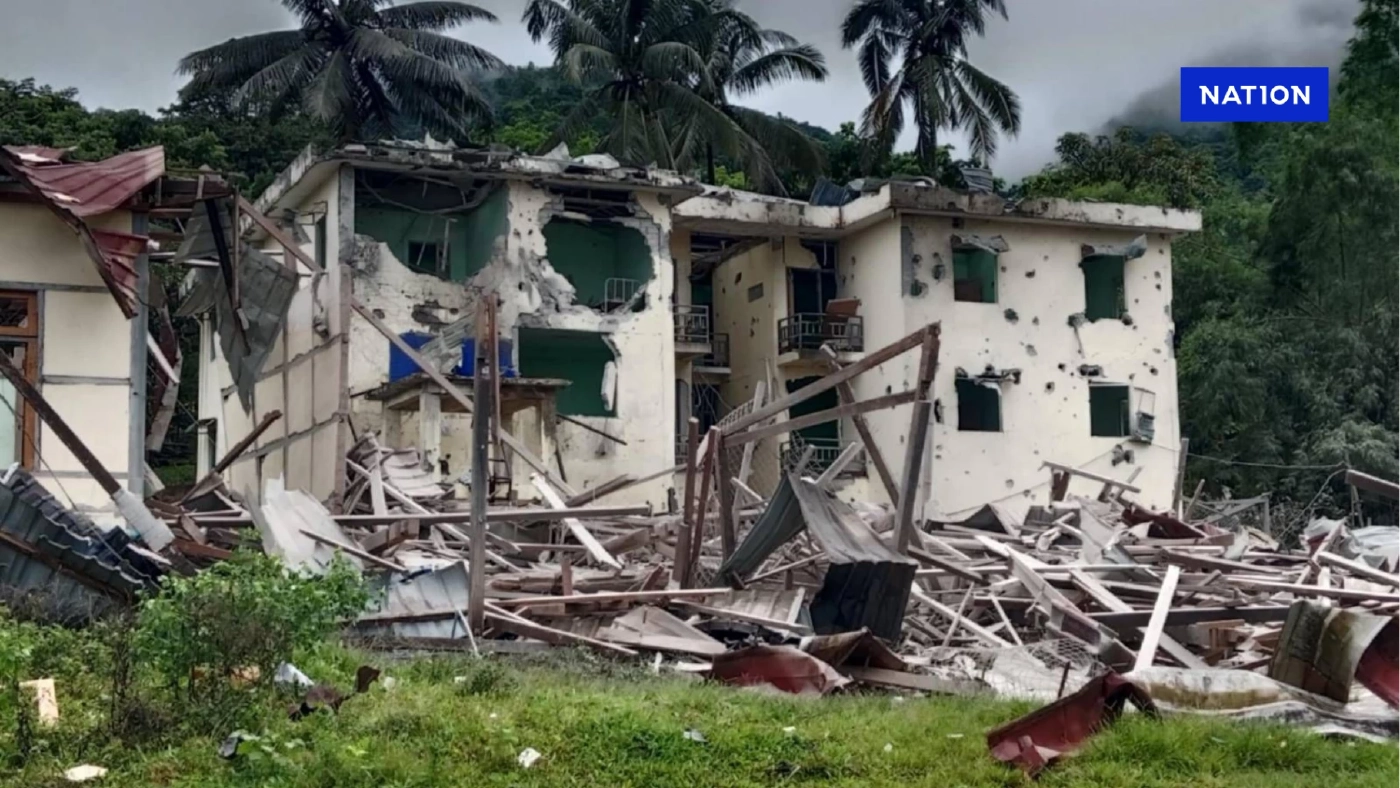 เมียนมา ทิ้งระเบิดขนาด 500 ปอนด์ใส่ชุมชน ชาวบ้านตายกว่า 20 ราย