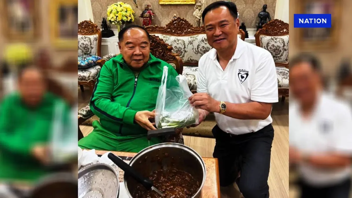 ปฏิญญาข้าวหน้าไก่! เผย "อนุทิน" หารือ "ลุงป้อม" ช่วยโหวตหนุนนั่งเก้าอี้นายกฯ  6 เดือน
