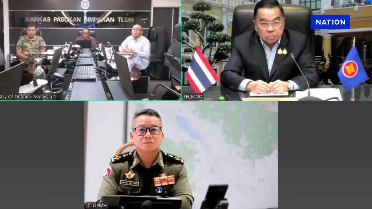 บิ๊กเล็ก–เตีย เซ็ยฮา-คาเล็ด บิน นอร์ดิน ประชุมไตรภาคี ก่อนถก GBC บิ๊กเล็ก–เตีย เซ็ยฮา-คาเล็ด บิน นอร์ดิน ประชุมไตรภาคี ก่อนถก GBC