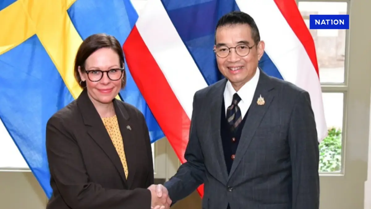“มาริษ” ทวิภาคี กต.สวีเดน ยกปมกัมพูชาใช้โล่มนุษย์ยั่วยุ