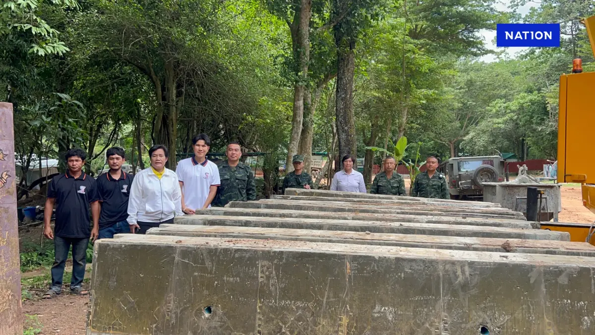 “กังฟู วสวรรธน์” ส่งแบริเออร์ เสริมแนวป้องกันปราสาทตาเมือนธม “กังฟู วสวรรธน์” ส่งแบริเออร์ เสริมแนวป้องกันปราสาทตาเมือนธม