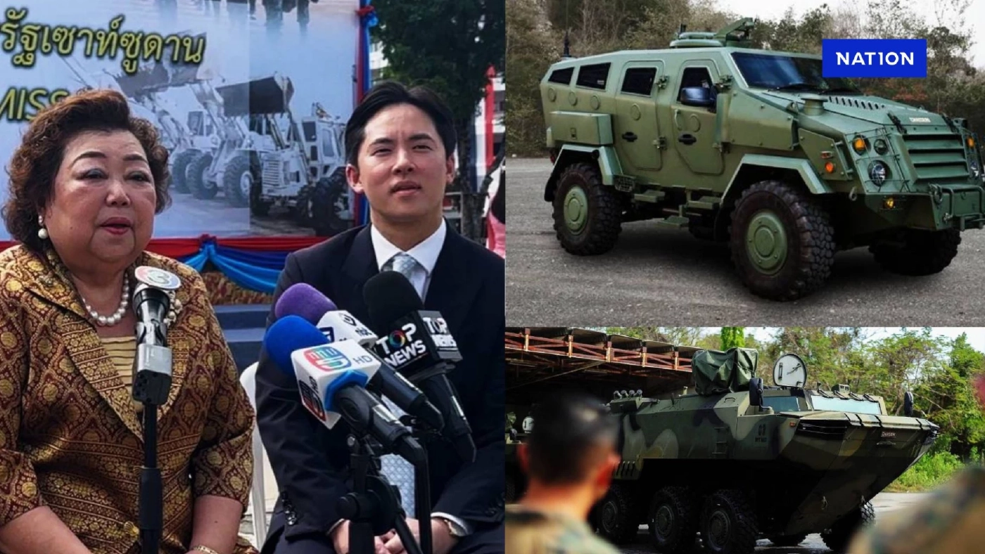 “มาดามรถถัง” ส่ง รถหุ้มเกราะสะเทินน้ำสะเทินบก-ช่างซ่อม ประจำชายแดนไทย-กัมพูชา “มาดามรถถัง” ส่ง รถหุ้มเกราะสะเทินน้ำสะเทินบก-ช่างซ่อม ประจำชายแดนไทย-กัมพูชา