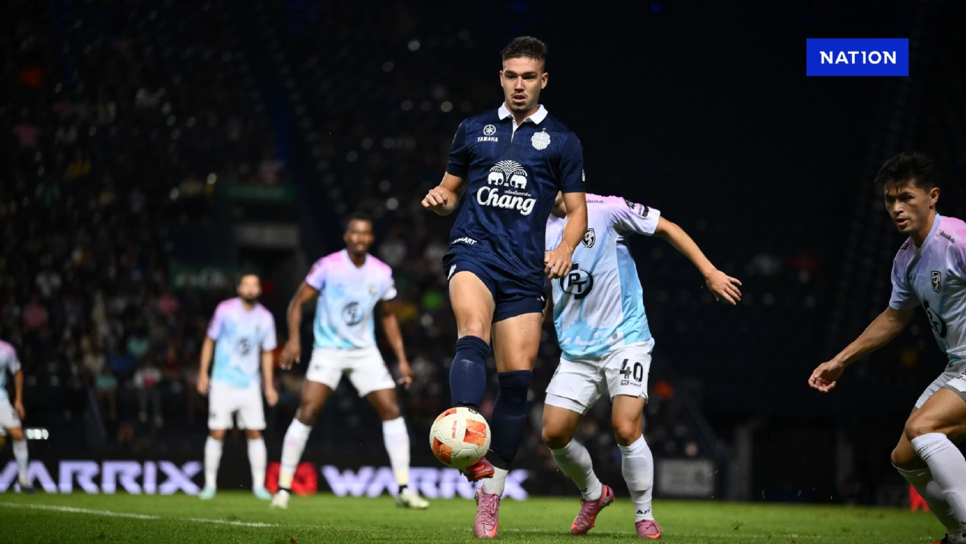 ทดเจ็บเดือด! "บิสโซลี" ซัดเบิ้ลพาบุรีรัมย์ฯ เชือดประจวบ 2-0 ยึดจ่าฝูงไทยลีกต่อ