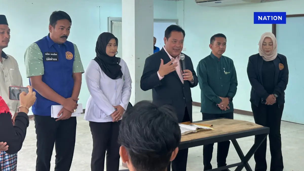 “ทวี” ลุยปัตตานี ติดตามศูนย์ฟื้นฟูสภาพสังคม แก้ปัญหายาเสพติด