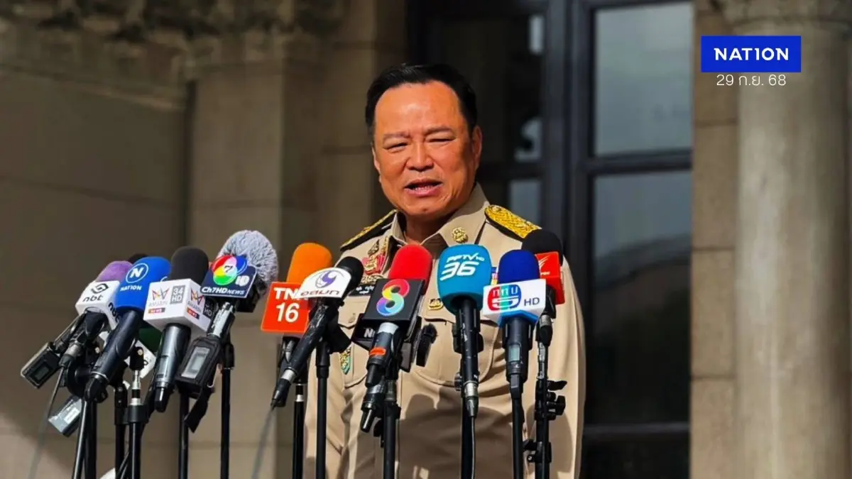 "นายกฯอนุทิน" ชี้พร้อมแถลงนโยบายรัฐบาลวันนี้ นำ "รมต.-ข้าราชการทำเนียบรัฐบาล" ร้องเพลงชาติ "นายกฯอนุทิน" ชี้พร้อมแถลงนโยบายรัฐบาลวันนี้ นำ "รมต.-ข้าราชการทำเนียบรัฐบาล" ร้องเพลงชาติ