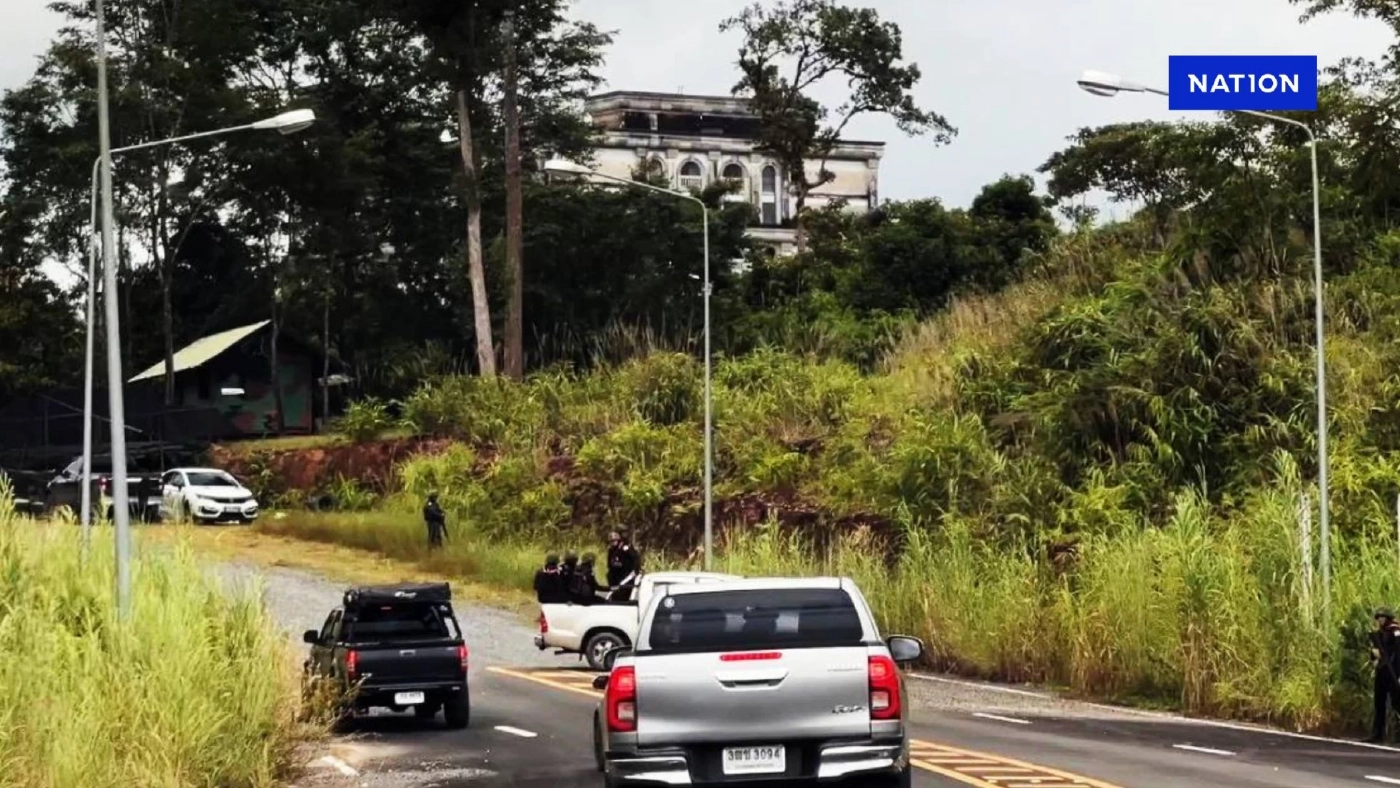 เปิดคลิป! นาวิกโยธินที่ 3 พาสำรวจ "กาสิโน" ชายแดนบ้านท่าเส้น-ทมอดา ชายแดน จ.ตราด