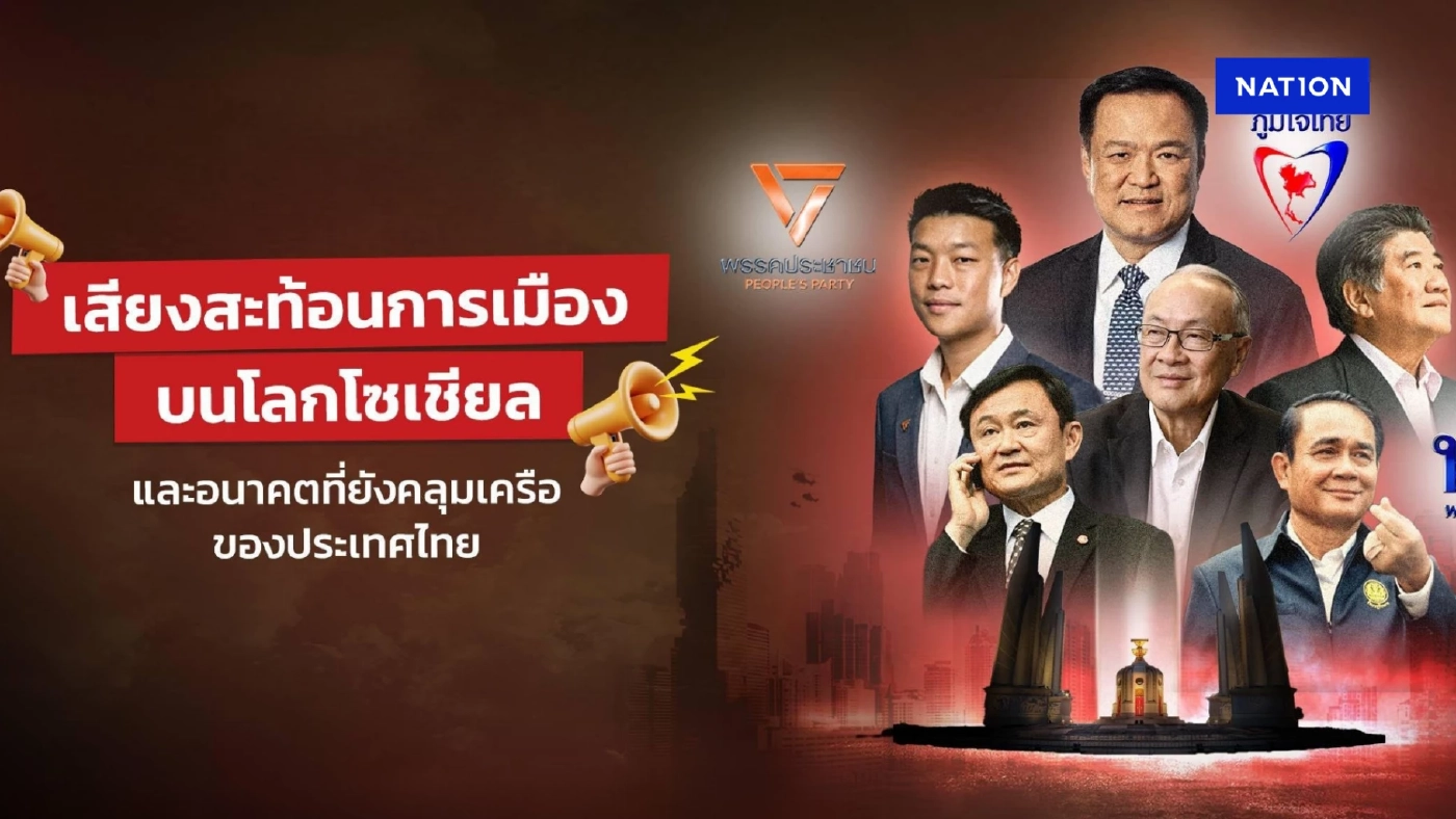 เปิดสถิติโซเชียล “อนุทิน” นำโด่งชาวเน็ตที่ตามติดการเมืองพูดถึง