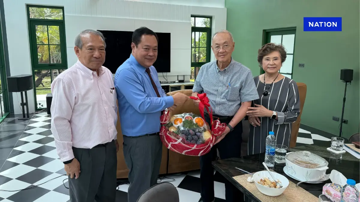 "พ.ต.อ.ทวี" รุดพบ “ชัยเกษม” โชว์ “พรรคส้ม” พร้อมนั่งนายกฯ