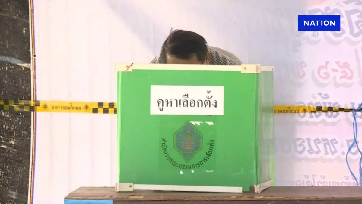 โค้งสุดท้ายเลือกตั้งซ่อมศรีสะเกษ “แดง” อ่อนแรง ส่อพ่าย “น้ำเงิน”? โค้งสุดท้ายเลือกตั้งซ่อมศรีสะเกษ “แดง” อ่อนแรง ส่อพ่าย “น้ำเงิน”?