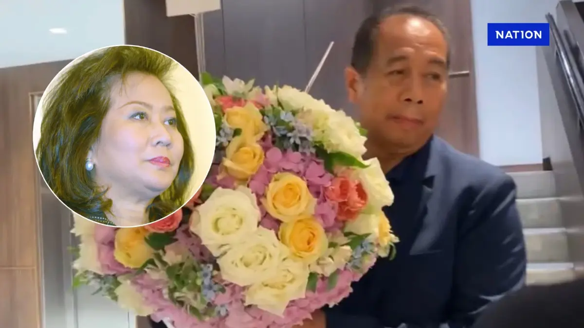 “คุณหญิงพจมาน” ส่งกระเช้าดอกไม้ แสดงความยินดี “อนุทิน” “คุณหญิงพจมาน” ส่งกระเช้าดอกไม้ แสดงความยินดี “อนุทิน”