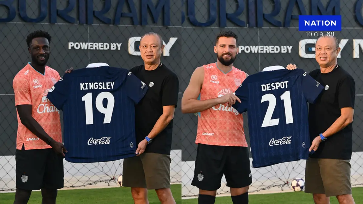 บุรีรัมย์ คว้า 2 แข้งต่างชาติ "ชินด์เลอร์-เดสโปโตวิช" เติมเกมรุกสู้ศึก ไทยลีก