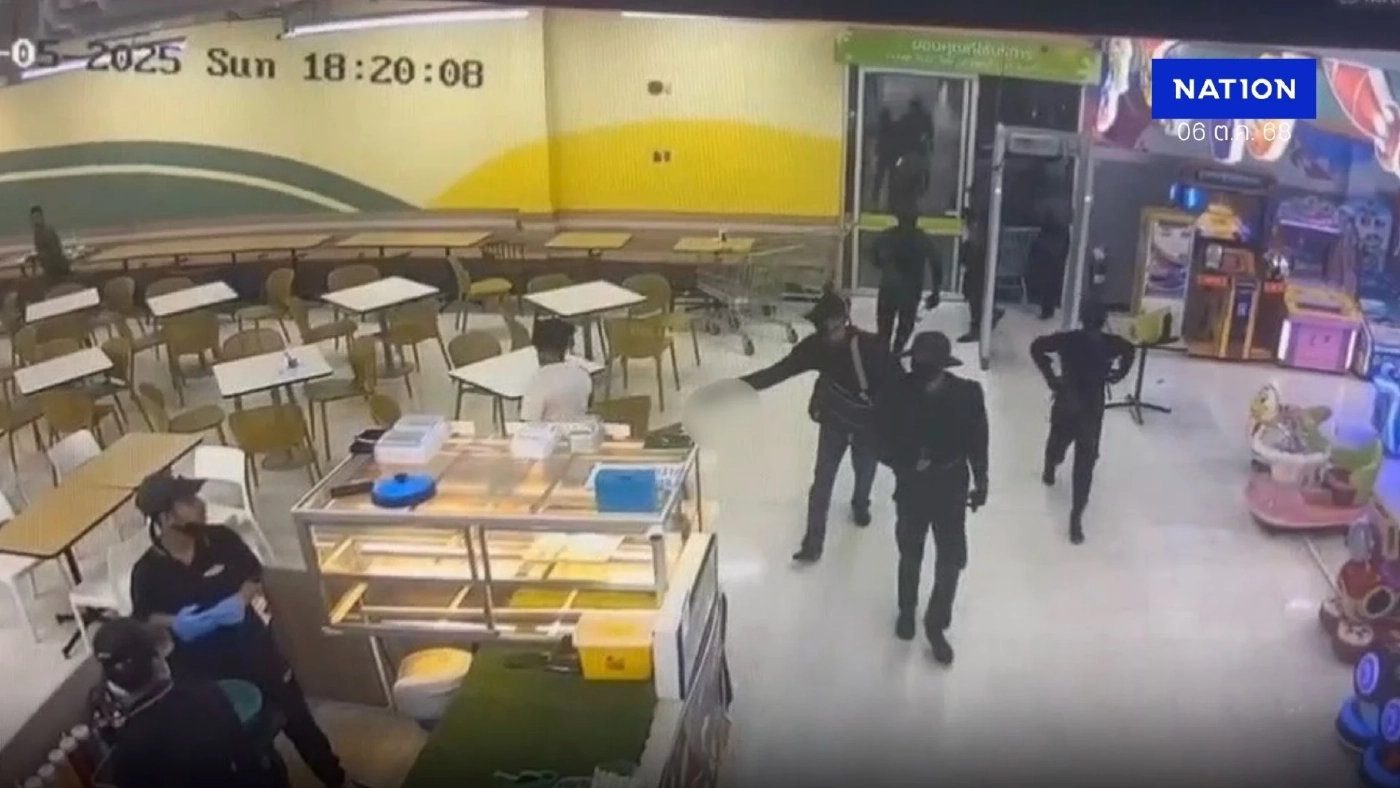 เร่งไล่ล่าโจรปล้นร้านทอง สุไหงโก-ลก คาดเผ่นมาเลย์ อัปเดตยอดทอง 600 บาท