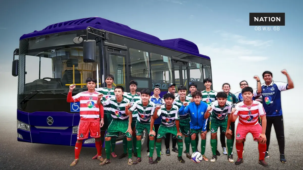ไทย สมายล์ บัส หนุนโรงเรียน 'หมอนทองวิทยา' มอบรถสานฝันคันใหม่
