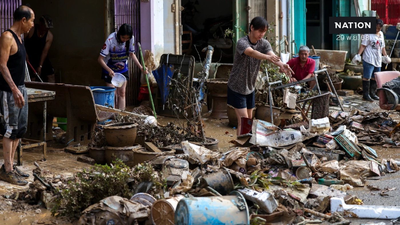 สื่อนอกรายงานน้ำท่วมหาดใหญ่-ภาคใต้ กระทบ ปชช. 3.5 ล้านคน