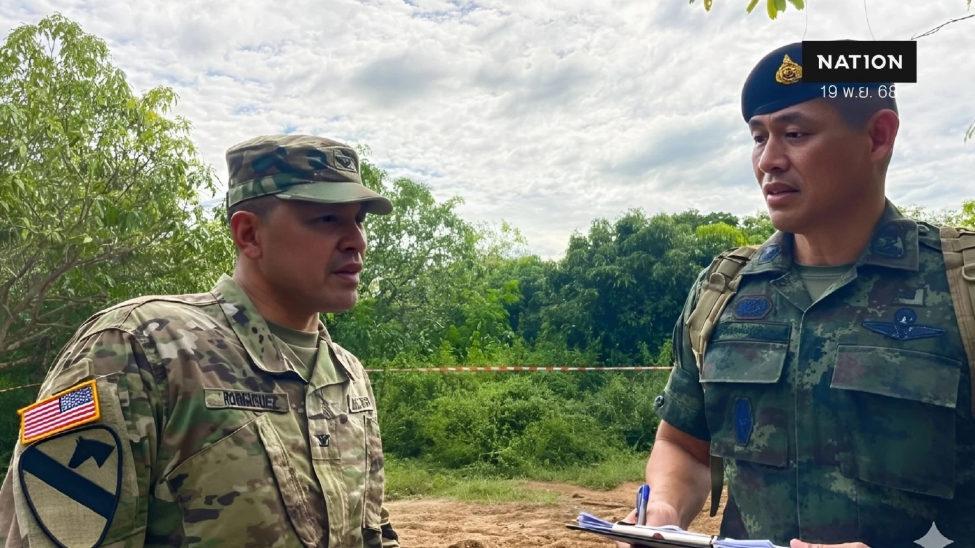 "ทูตทหารสหรัฐฯ" เผย หลังลงพื้นที่ชายแดน เตรียมรายงานรัฐบาลสหรัฐ หวัง อยากเห็นการแก้ปัญหาอย่างสันติ