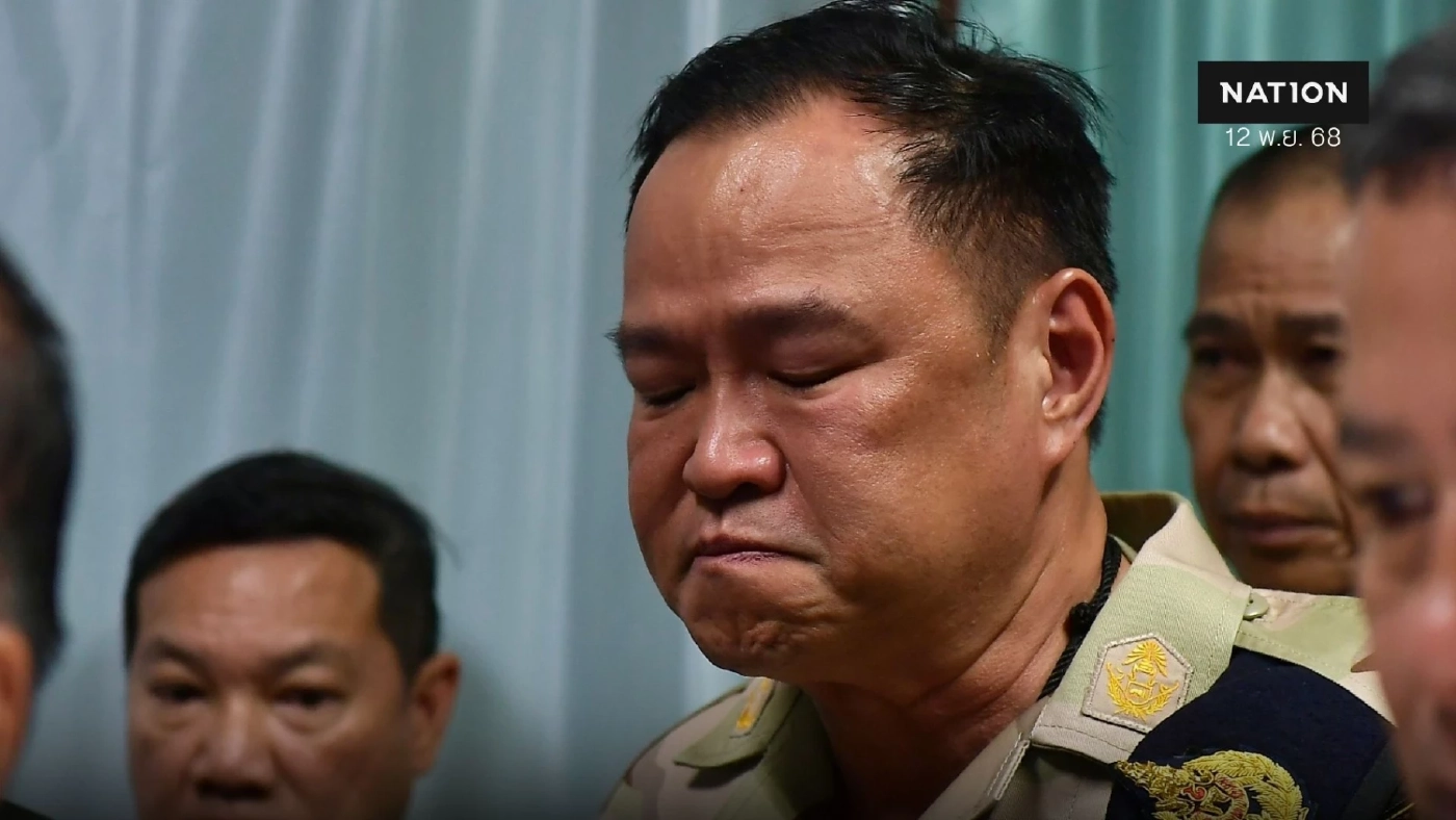 ขแมร์ ไทม์ส สื่อกัมพูชา กล่าวหานายกฯอนุทินร้องไห้ "น้ำตาจระเข้"