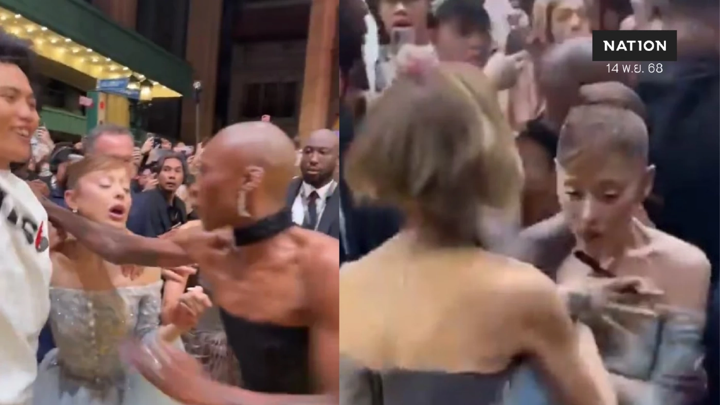 "อารีอานา กรานเด" โดนอินฟลูดังบุกประชิดตัวที่สิงคโปร์