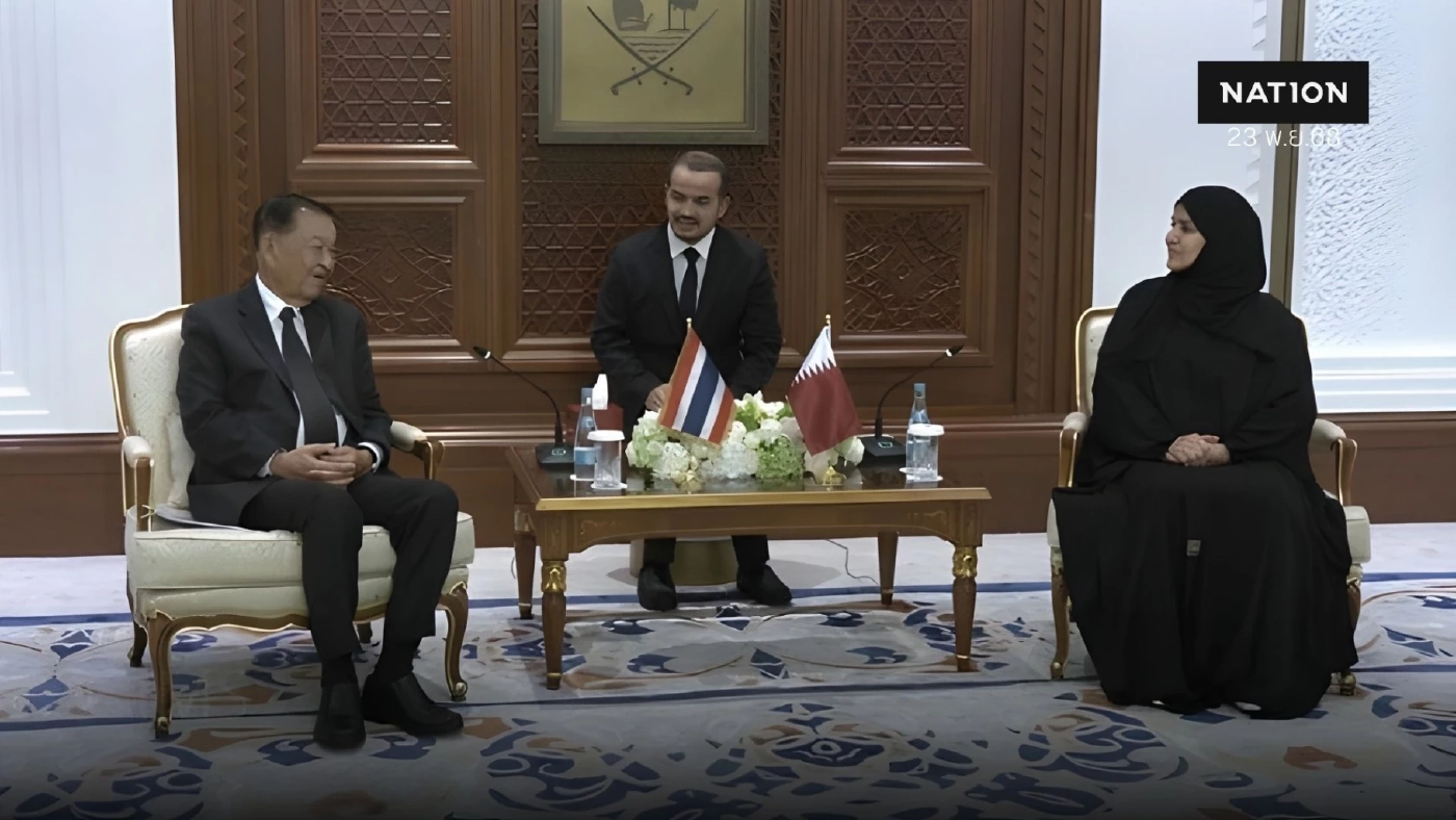 ประธานวันนอร์ เยือนกาตาร์ สานมิตรภาพไทย-กาตาร์ แน่นแฟ้น