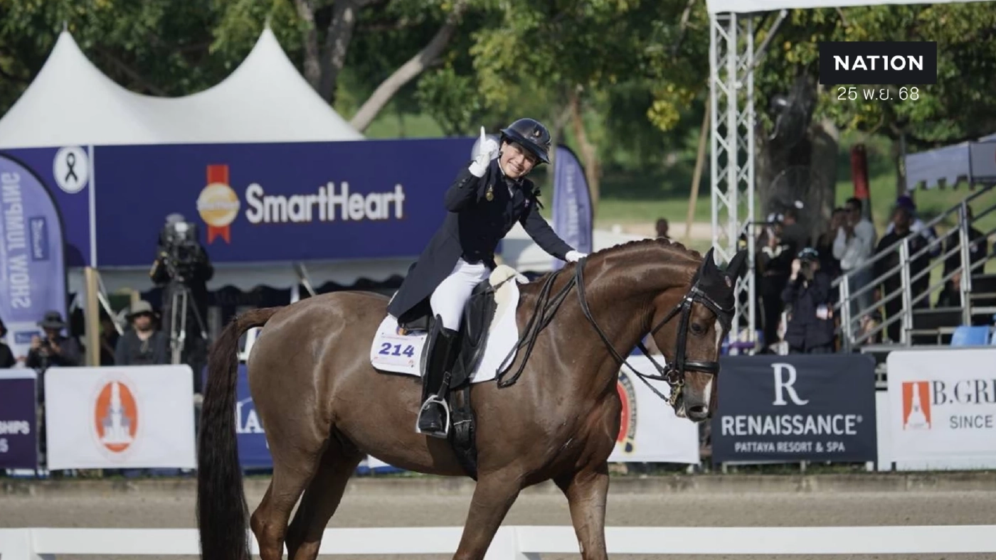 "เจ้าฟ้าสิริวัณณวรีฯ" ทรงนำทัพไทยคว้าเหรียญทองศิลปะบังคับม้า