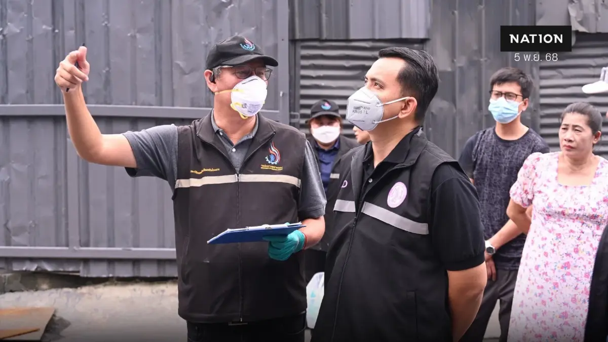 ชุดเต็มเหนี่ยว สั่งปิดโรงงานรีไซเคิลแปดริ้ว พบไม่ทำตามที่ขออนุญาต