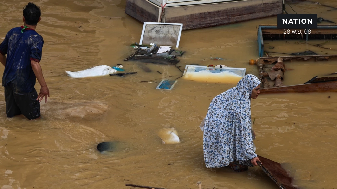 สาธารณสุขวิกฤต "น้ำท่วมสงขลา" บุคลากรล้า-เสี่ยงโรคระบาดหลังน้ำท่วม