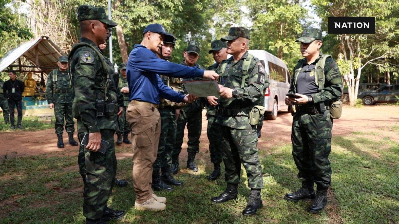 "แม่ทัพภาค 2" ลงพื้นที่ "ช่องเหว" ติดตามการเก็บกู้ทุ่นระเบิด สร้างพื้นที่ปลอดภัย "แม่ทัพภาค 2" ลงพื้นที่ "ช่องเหว" ติดตามการเก็บกู้ทุ่นระเบิด สร้างพื้นที่ปลอดภัย