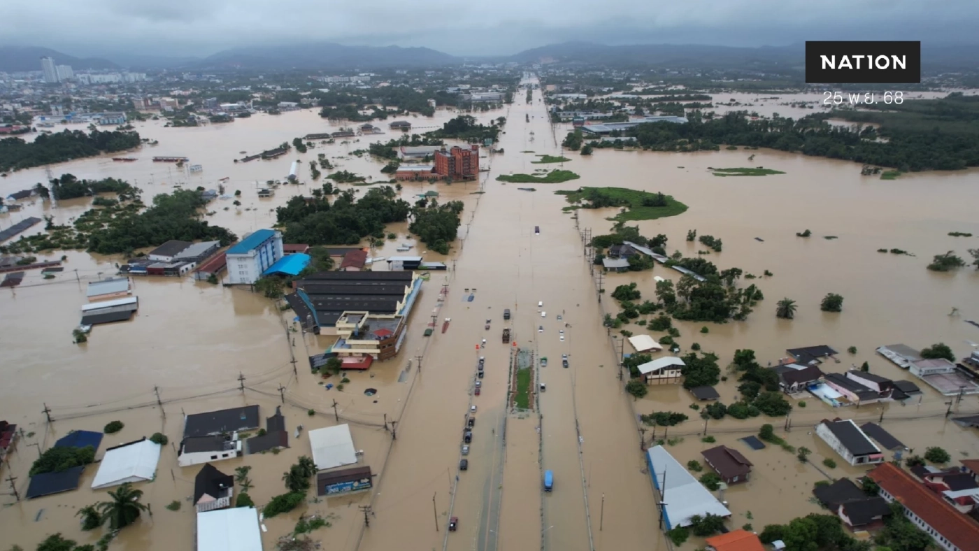 ยกระดับสถานการณ์ น้ำท่วมใต้! นายกฯ เตรียมประกาศสถานการณ์ฉุกเฉิน