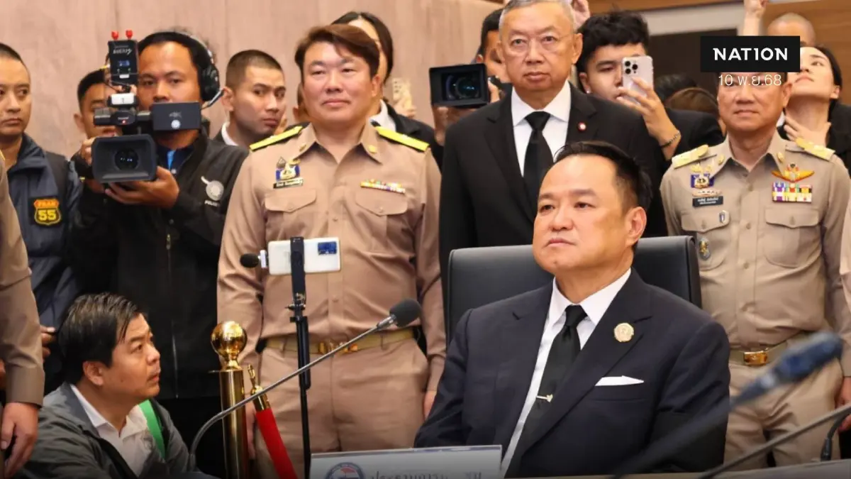 “อนุทิน” นำแถลงระดมปราบใหญ่สแกมเมอร์ 13 วัน รวบกว่า 7 พันคน