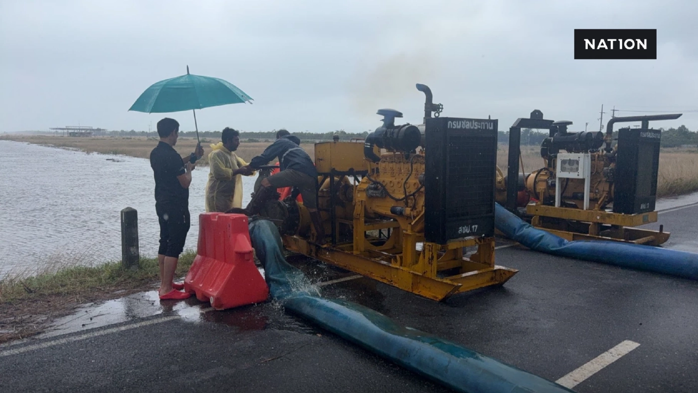 ชป.ทยอยปรับลดน้ำเจ้าพระยา ภาคใต้ฝนลดลง เร่งระบายน้ำคลี่คลายสถานการณ์