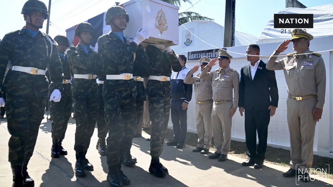 “อนุทิน” ส่งร่าง 2 ทหารกล้ากลับมาตุภูมิ ย้ำกองทัพยึดพื้นที่คืนได้หมดแล้ว
