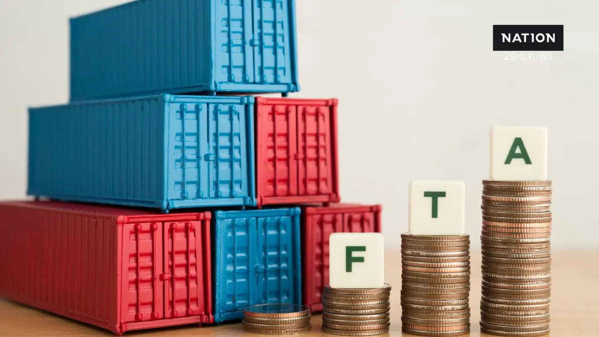 การค้าไทยกับคู่เจรจา FTA 10 เดือน ปี 68 พุ่ง 13% จีนนำโด่งอันดับ 1