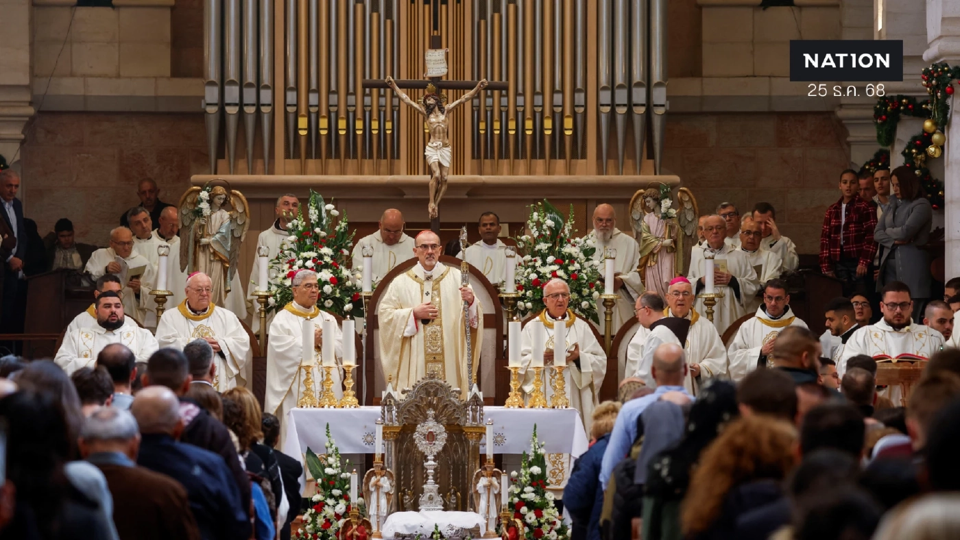 "เบธเลเฮม" ฉลองคริสต์มาสเต็มรูปแบบครั้งแรกหลังสงคราม