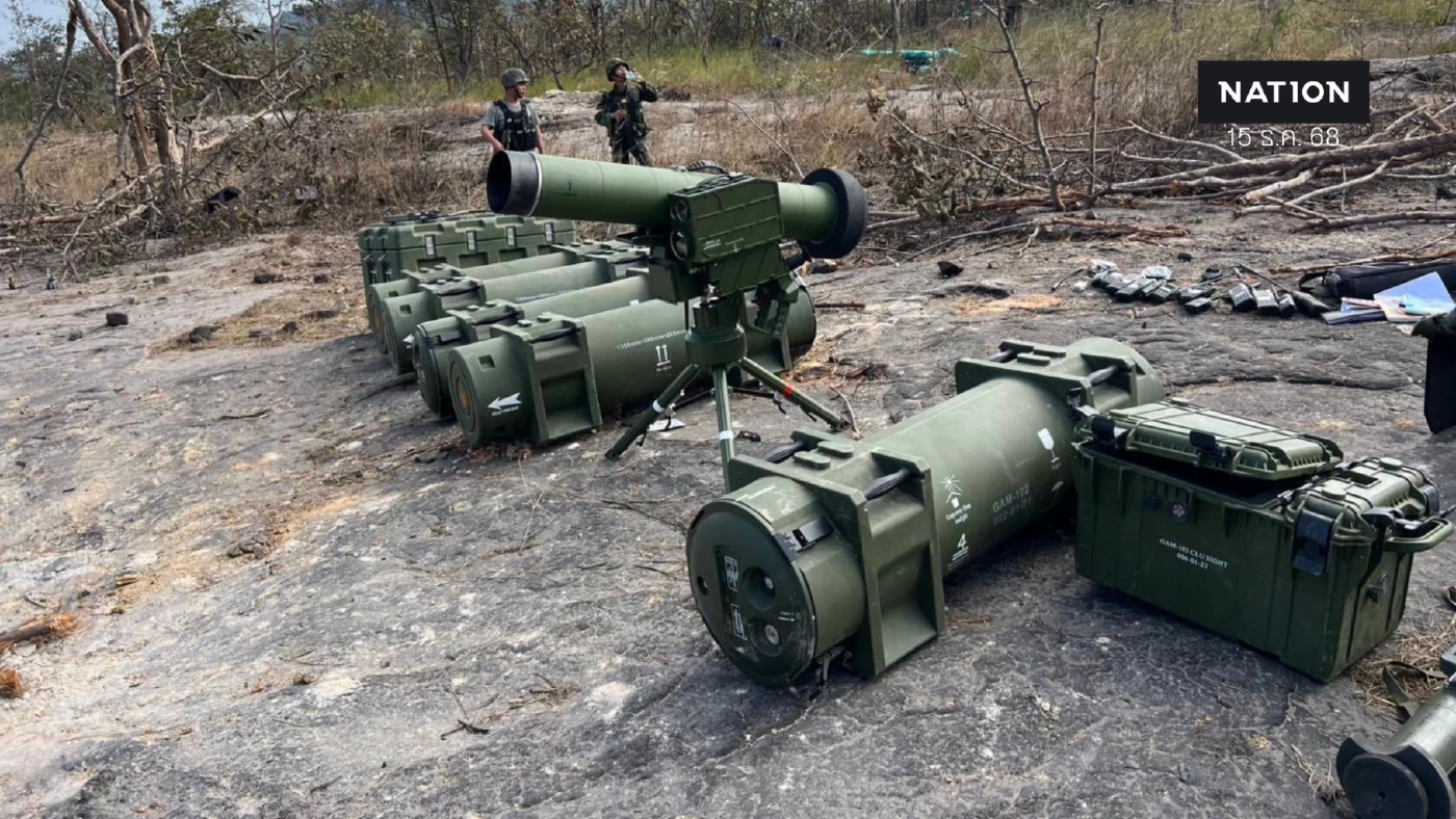 ใครคือมือมืดเบื้องหลัง ป้อนอาวุธล้ำยุค GAM-102LR ให้ "กัมพูชา" ใครคือมือมืดเบื้องหลัง ป้อนอาวุธล้ำยุค GAM-102LR ให้ "กัมพูชา"